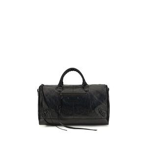 Balenciaga Black Lamb Ovis Aries Luggage And Men's Travel